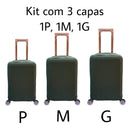 Kit Com 3 Capas De Mala