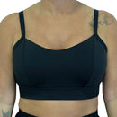 Kit 3 Tops Fitness Feminino Alça Fina Academia