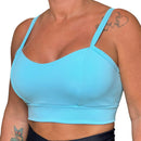 Kit 3 Tops Fitness Feminino Alça Fina Academia