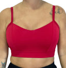 Kit 3 Tops Fitness Feminino Alça Fina Academia