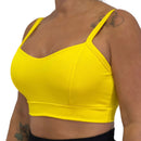 Kit 3 Tops Fitness Feminino Alça Fina Academia