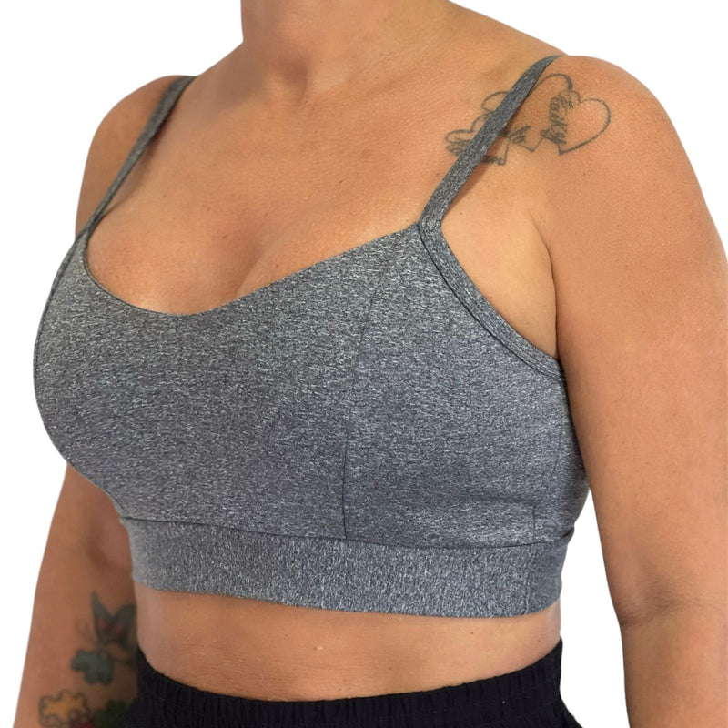 Kit 3 Tops Fitness Feminino Alça Fina Academia