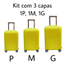 Kit Com 3 Capas De Mala