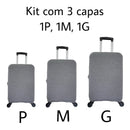 Kit Com 3 Capas De Mala