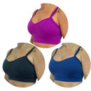 Kit 3 Tops Fitness Feminino Alça Fina Academia