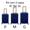 Kit Com 3 Capas De Mala